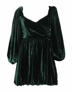 WANDERING Short Dress For Women Dark Green