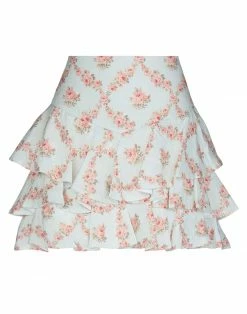 WANDERING Mini Skirt For Women Sky Blue