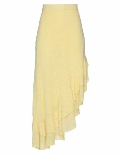 WANDERING Midi Skirt For Women Yellow