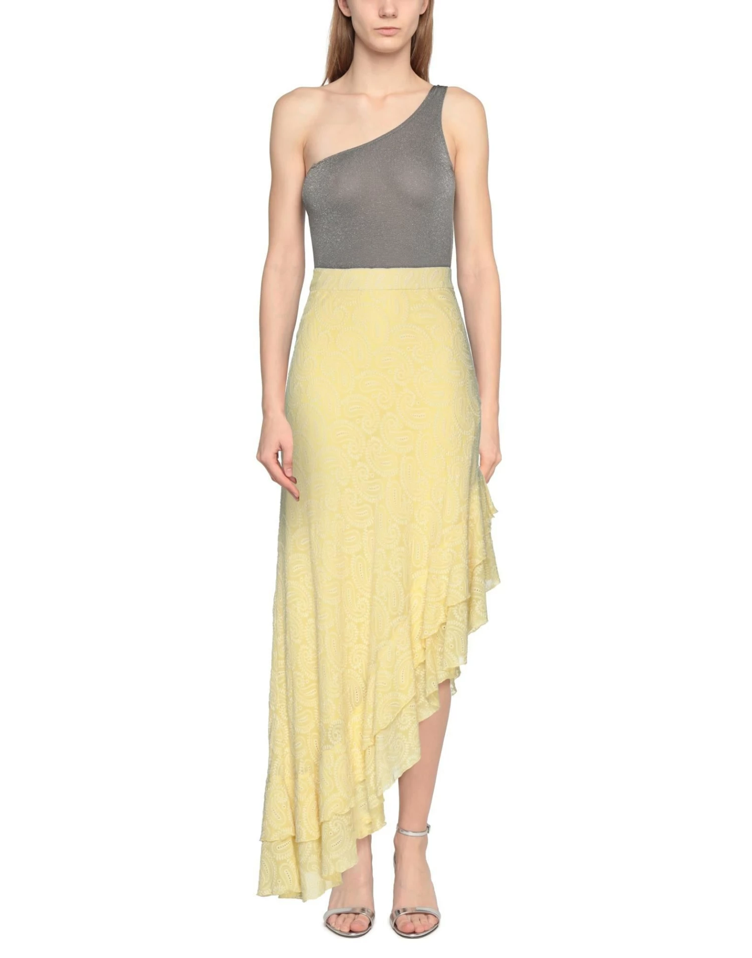 WANDERING Midi Skirt For Women Yellow - Image 2