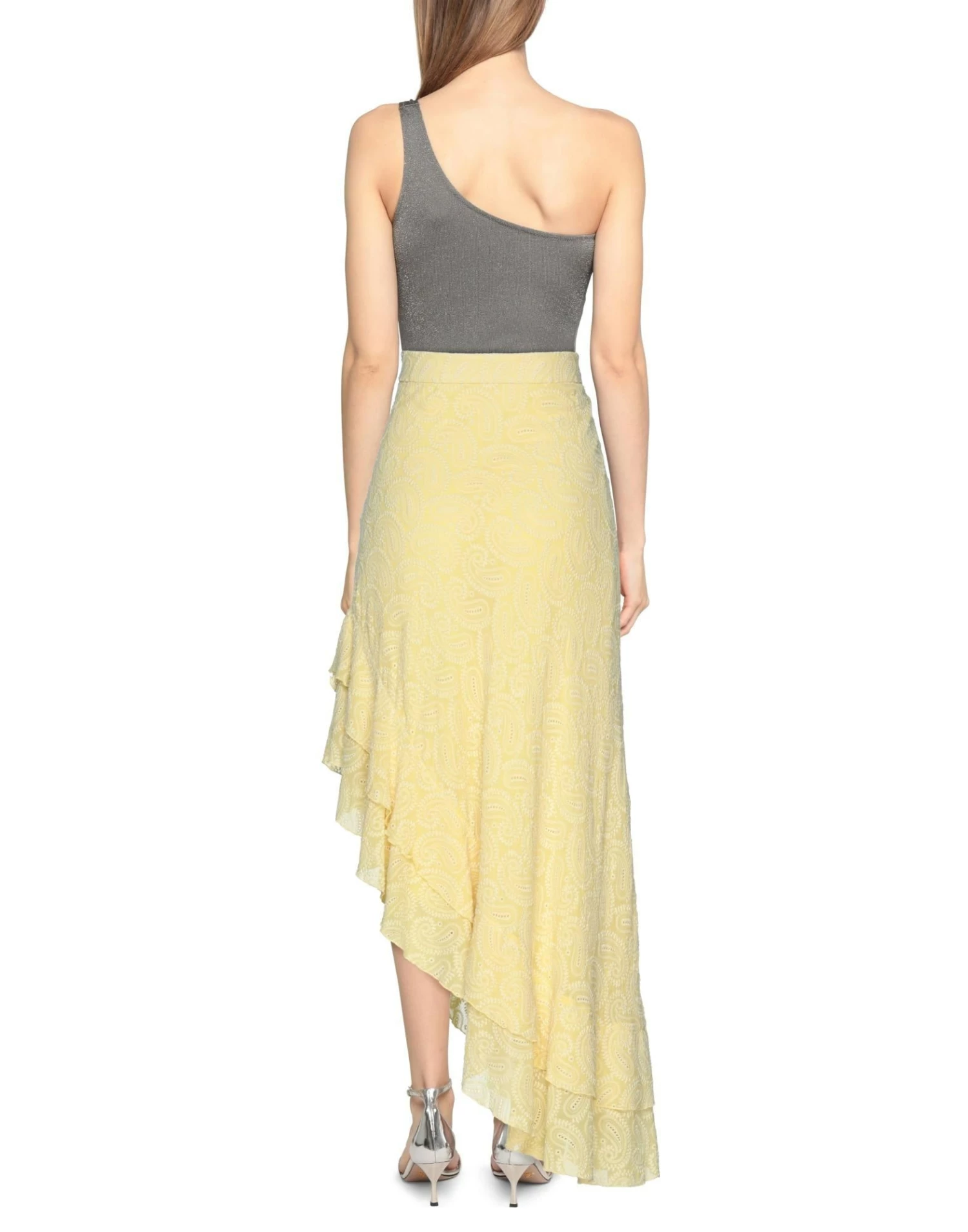 WANDERING Midi Skirt For Women Yellow - Image 3